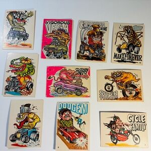 Vintage Odd Rod Sticker/Collector Cards